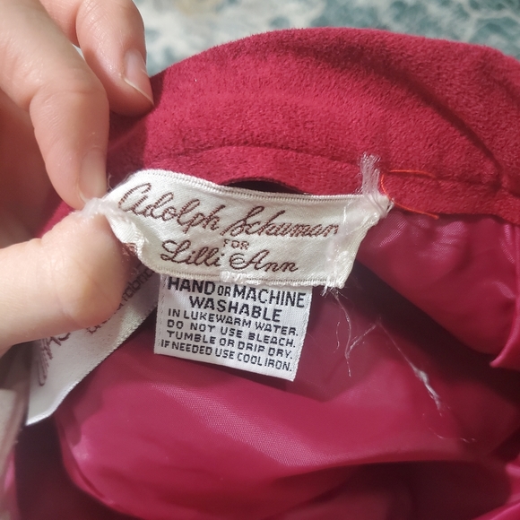 VINTAGE ultrasuede Adolph Schuman for Lilli Ann skirt - Picture 2 of 9